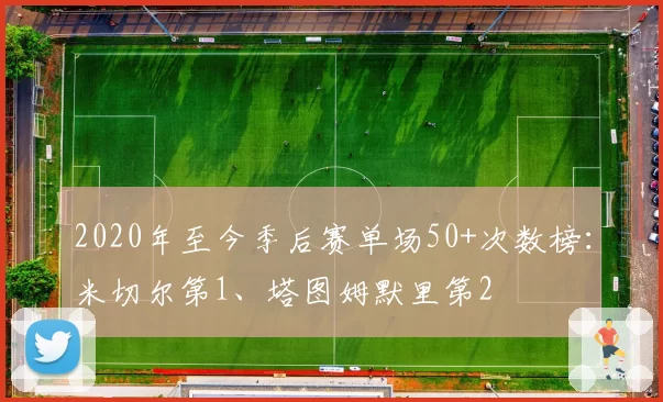 2020年至今季后赛单场50+次数榜：米切尔第1、塔图姆默里第2